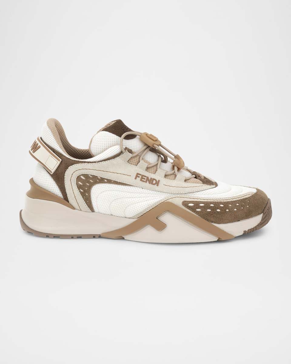Flow Colorblock Suede Runner Sneakers